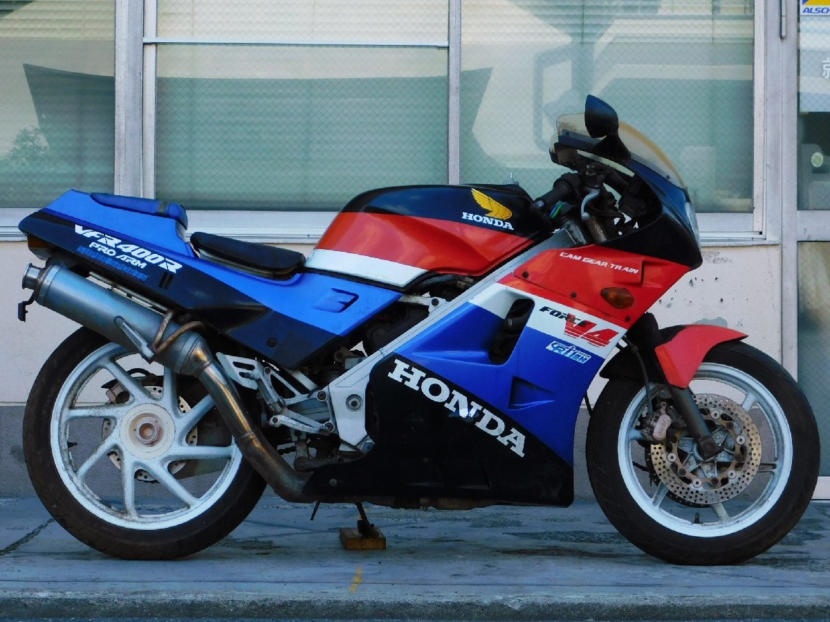 60【評価A】 VFR400R NC24 走行距離11,021km 純正 ヒート ガード ゴム カバー 遮熱板_画像8