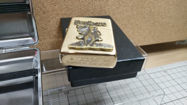 ZIPPO ジッポ マルボロ カスタム ソリッドブラス ゴールド タバコ