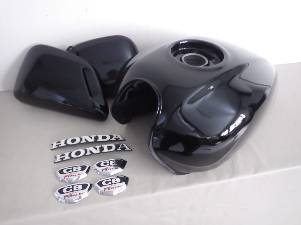 47【S.R】美品 ホンダ CB400FOUR NC36 純正ガソリンタンク 再塗装品 サイドカバー左右・エンブレム付き 香川発 hai-graf.co.il