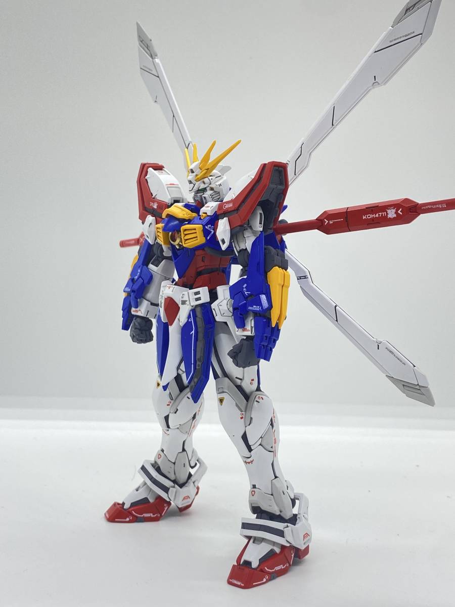 お1人様1点限り RG 1/144 ゴッドガンダム 全塗装完成品