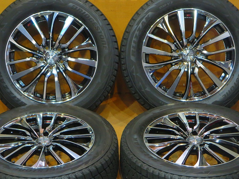 バリ溝 美品【19年製ブリヂストン ブリザック DM-V2 225/60R18