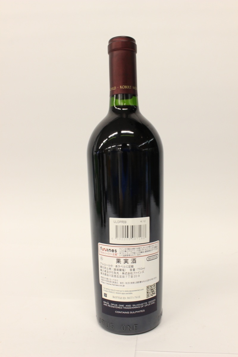 1円~おたからや◇J0903-43 オーパス・ワンOPUS ONE 2009 赤 ワイン