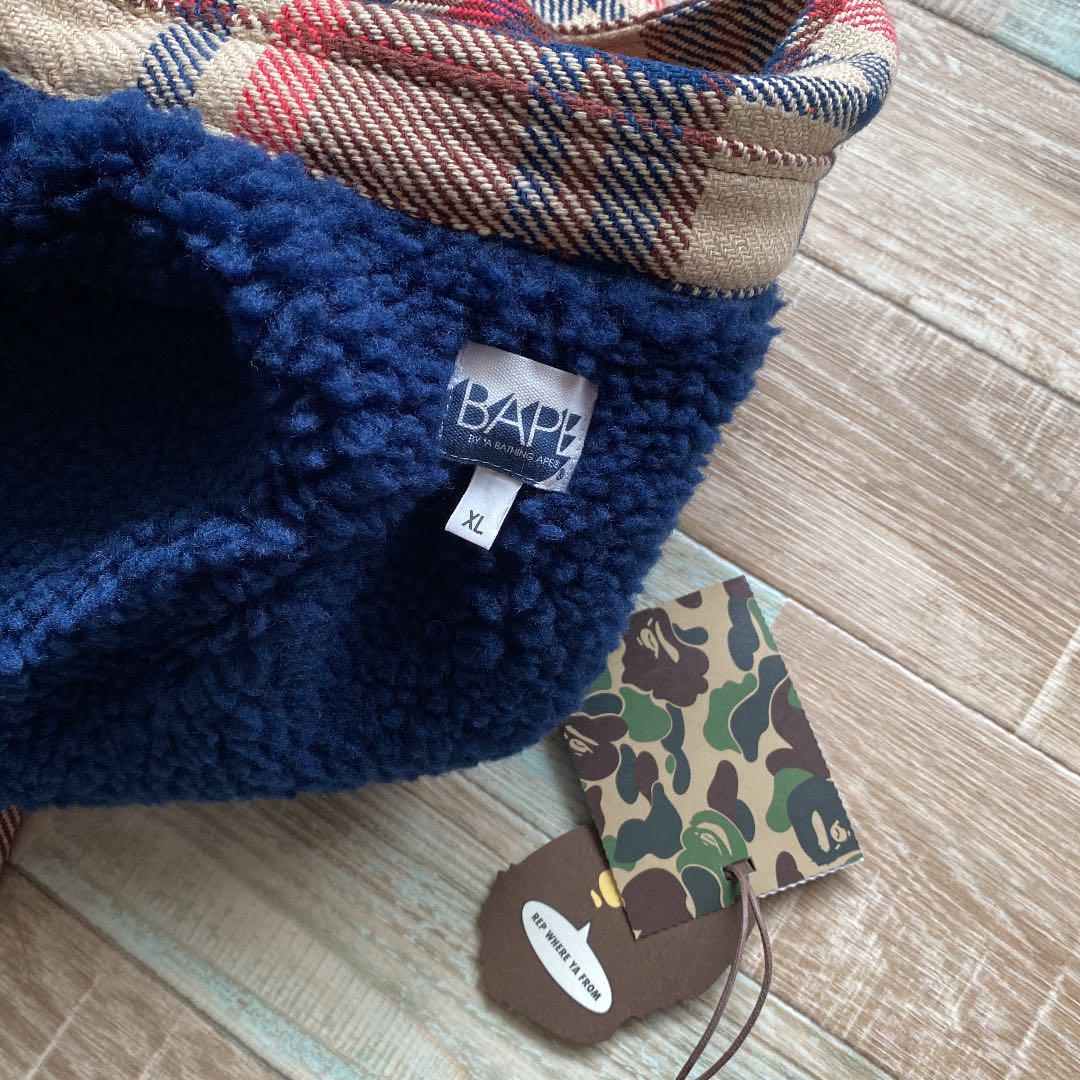 A BATHING APE ア ベイシング エイプ ラブジェネ チェック CPO A BATHING APE ア ベイシング エイプ ラブジェネ チェック CPO