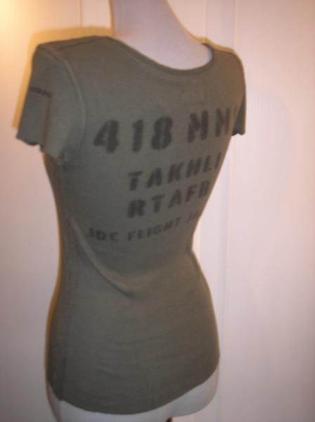  new goods lady's *JuddyCorn( Judy corn ) leather using T-shirt M size 43-1085