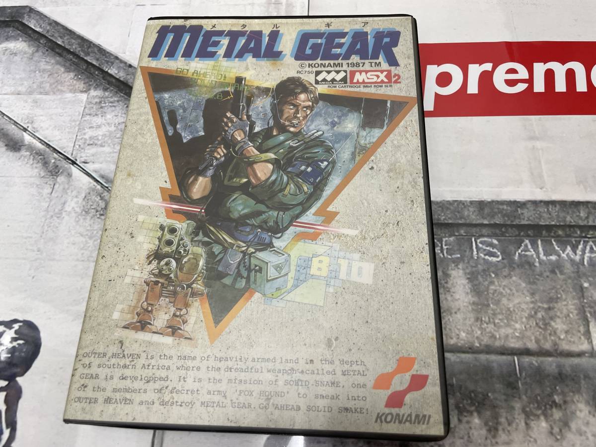 コレクター引退～レア MSX2 METAL GEAR メタルギア コナミ MSX 状態