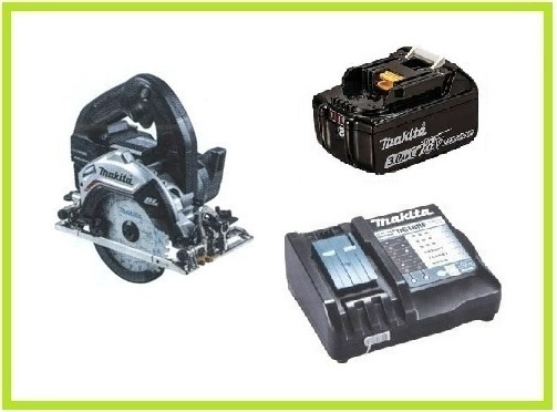 マキタ 125mm 18V 充電式マルノコ HS474DZB(黒)+充電器(DC18RF)[USB