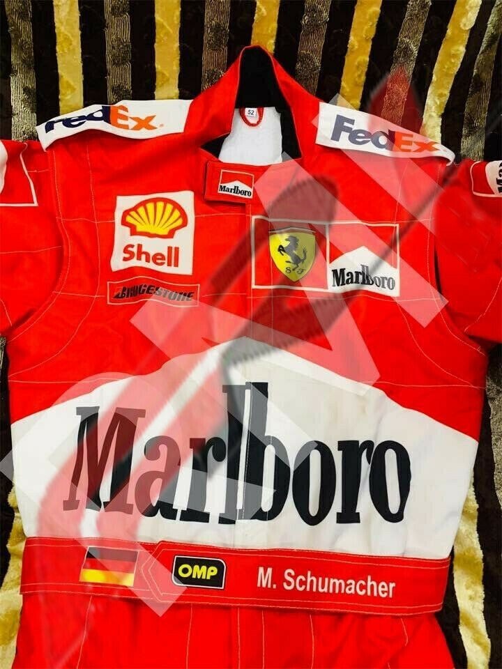 海外　限定品　送料込み 　ミハエル・シューマッハ　F1　レーシングスーツ　F1 F1 Michael Schumacher 2001 サイズ各種