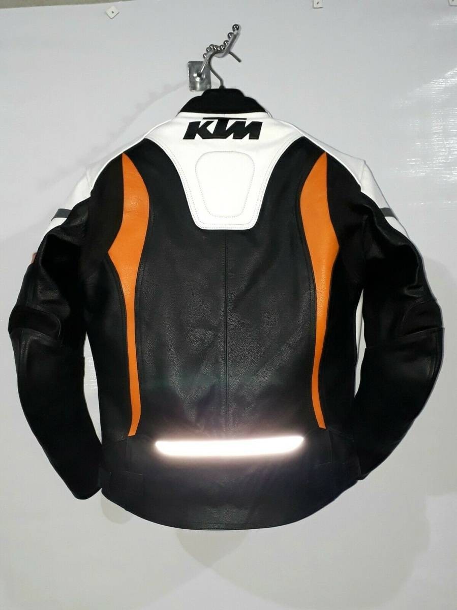 海外　限定品　高品質　送料込み KTM レーシング　レザージャケット　サイズ各種 レプリカ 11_画像2