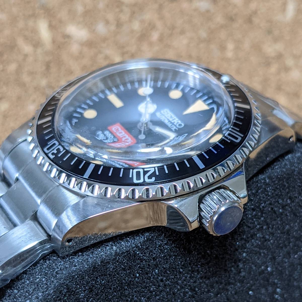 SEIKO MOD ダイバーズ ビンテージ サブマリーナ 5513 赤コメ NH35 自動