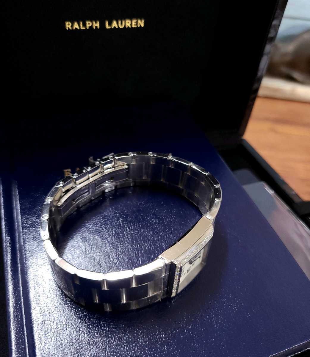 超美品 未使用 Ralph Lauren ラルフローレン プティ 腕時計 スクエア型