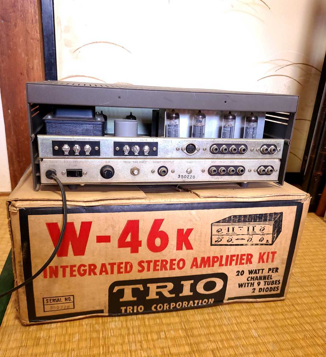 Yahoo!オークション - TRIO トリオ W-46K 真空管 プリメイン Yahoo!オークション - TRIO トリオ W-46K 真空管 プリメイン