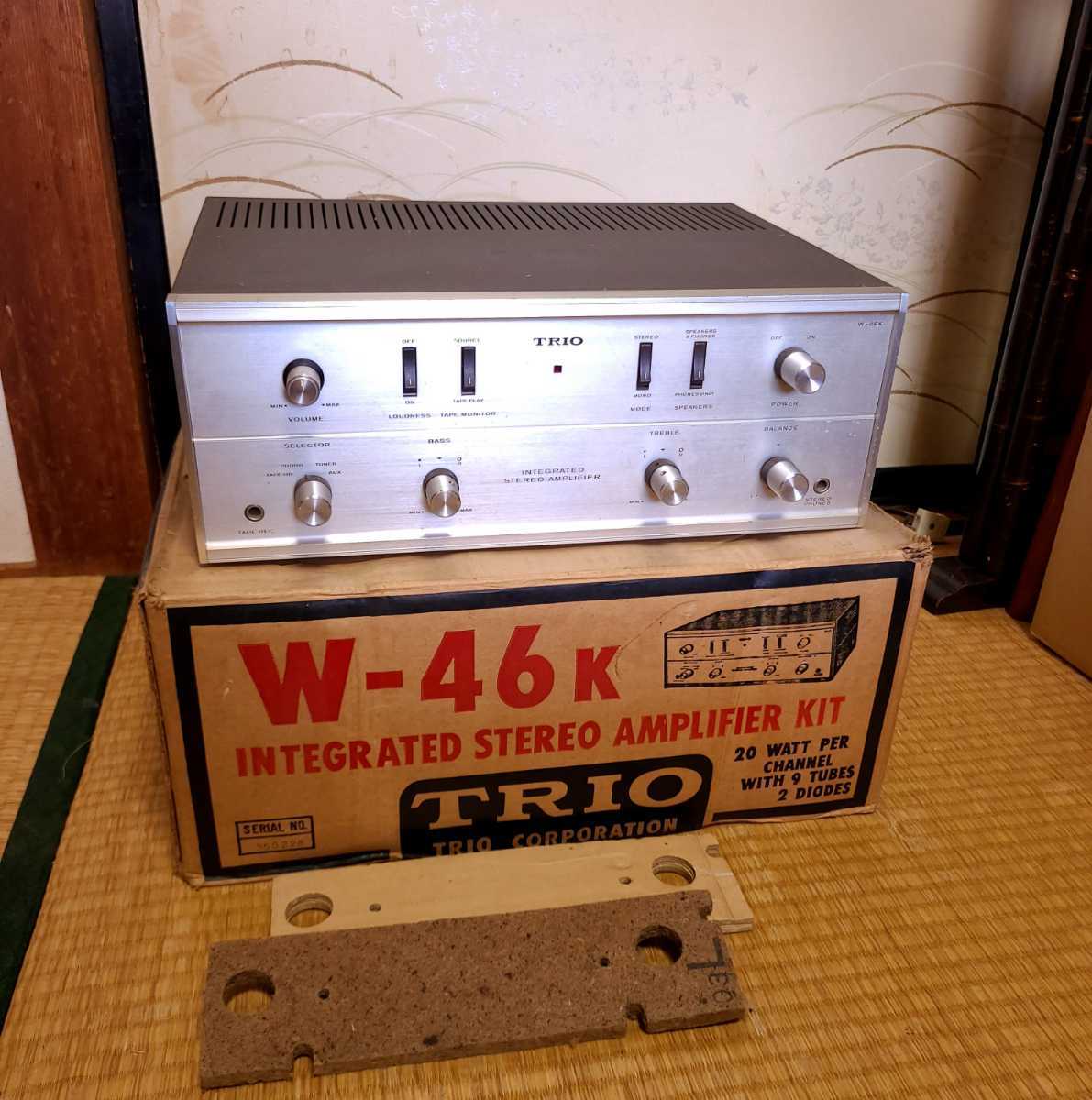 Yahoo!オークション - TRIO トリオ W-46K 真空管 プリメイン Yahoo!オークション - TRIO トリオ W-46K 真空管 プリメイン