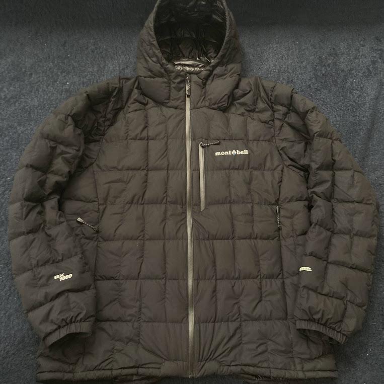 美品 モンベル mont-bell イグニスダウンパーカ XL 1000fil 黒 | www