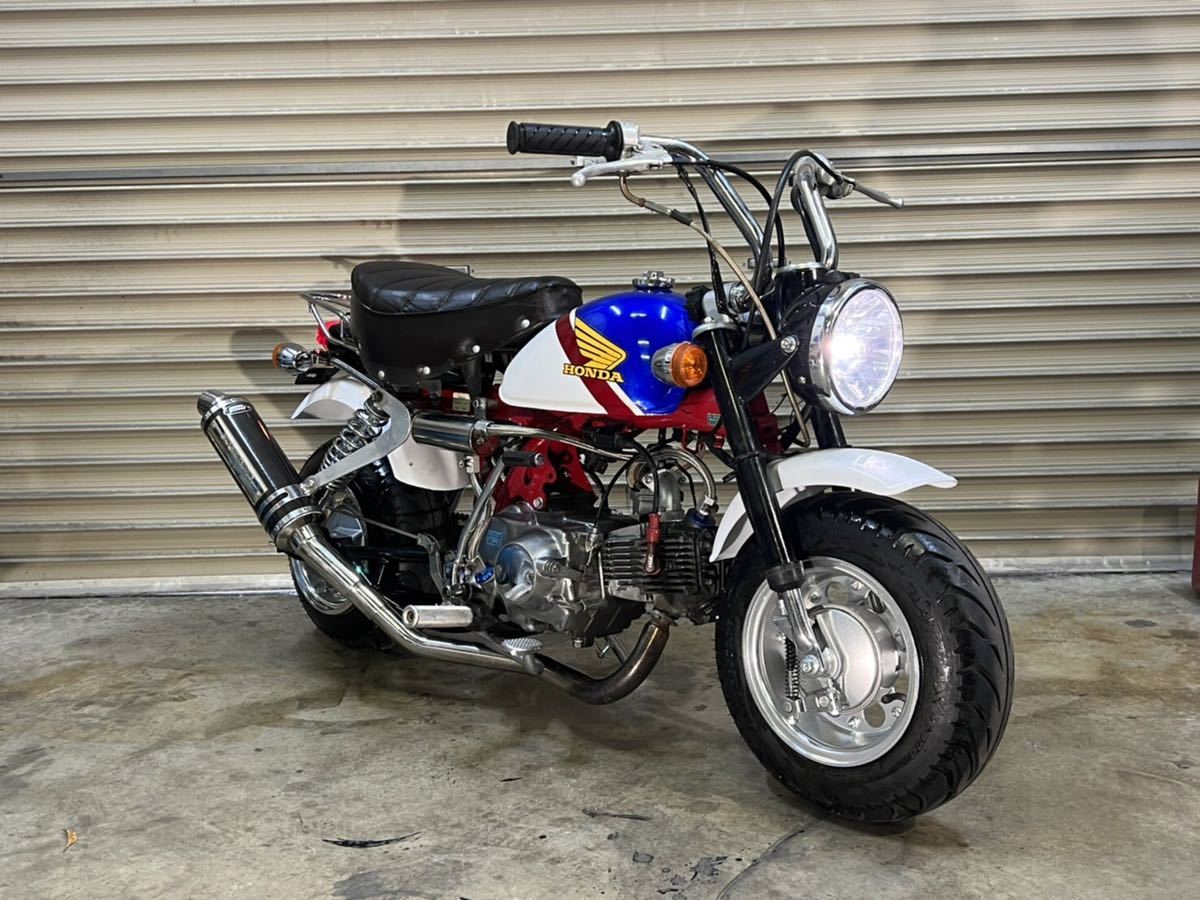 モンキー トリコロール 5.5j シャコタン カスタム 車体 武川