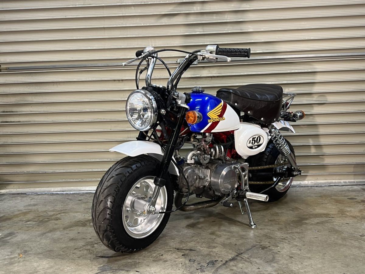 モンキー トリコロール 5.5j シャコタン カスタム 車体 武川