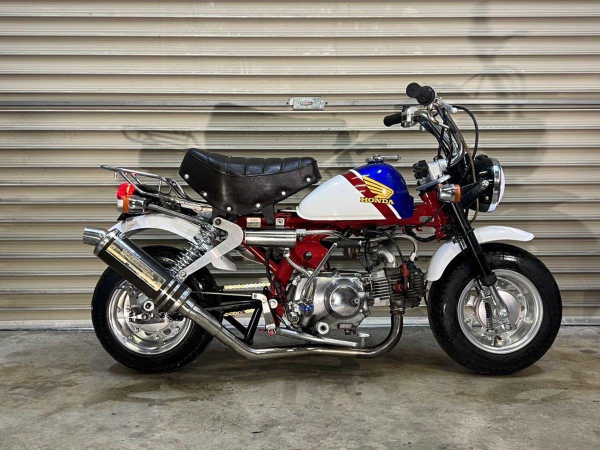 モンキー トリコロール 5.5j シャコタン カスタム 車体 武川