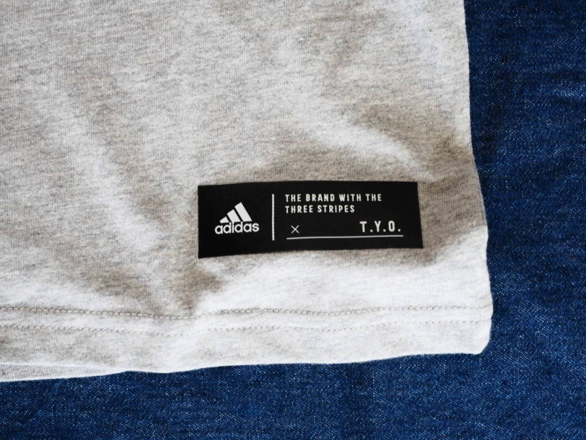 送料185円～◆新品◆定価4389円◆adidas◆アディダス◆東京ロゴTシャツ◆グレー◆M_画像3