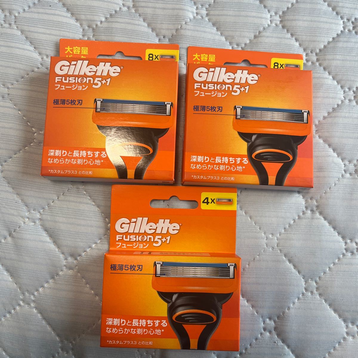 Gillette FUSION 5＋1 ジレットフュージョン替刃 8個入2個 4個入 1個 ジレットフュージョンGillette｜PayPayフリマ