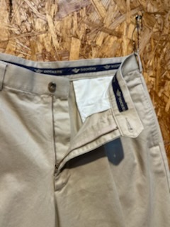  men's pants DOCKERS Docker's plain beige chino two tuck wide FE182 / W36 nationwide equal postage 520 jpy 