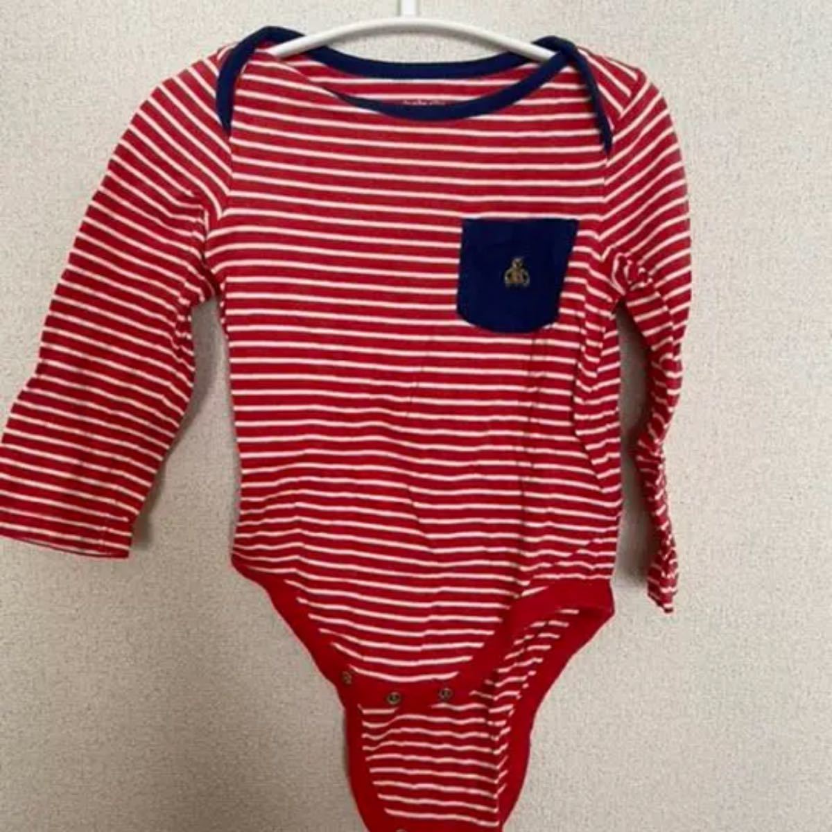 15.ベビーギャップ babyGap 長袖 ロンパース 肌着 80cm