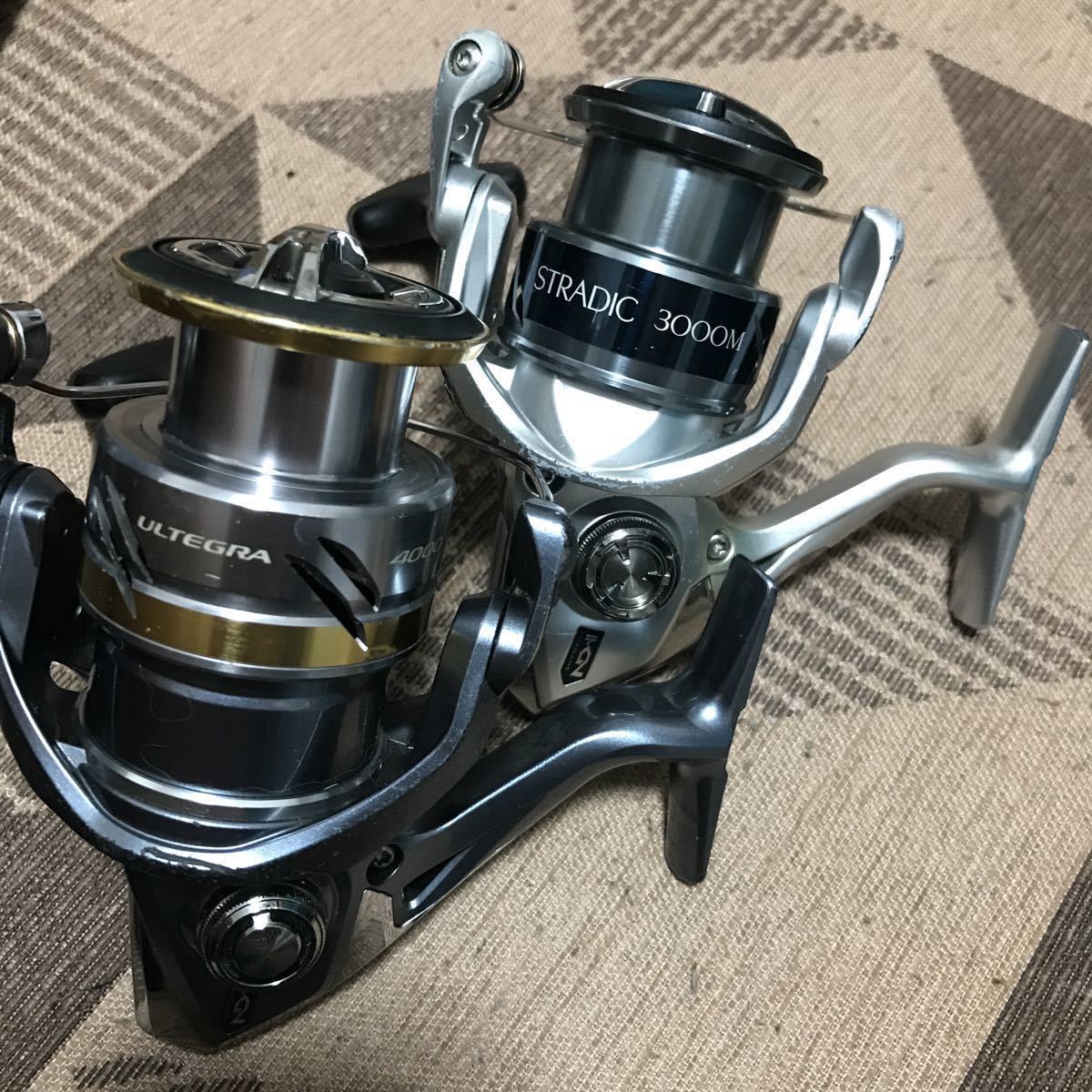 シマノ 15 ストラディック 3000XGM 17 アルテグラ 4000XG 2台セット