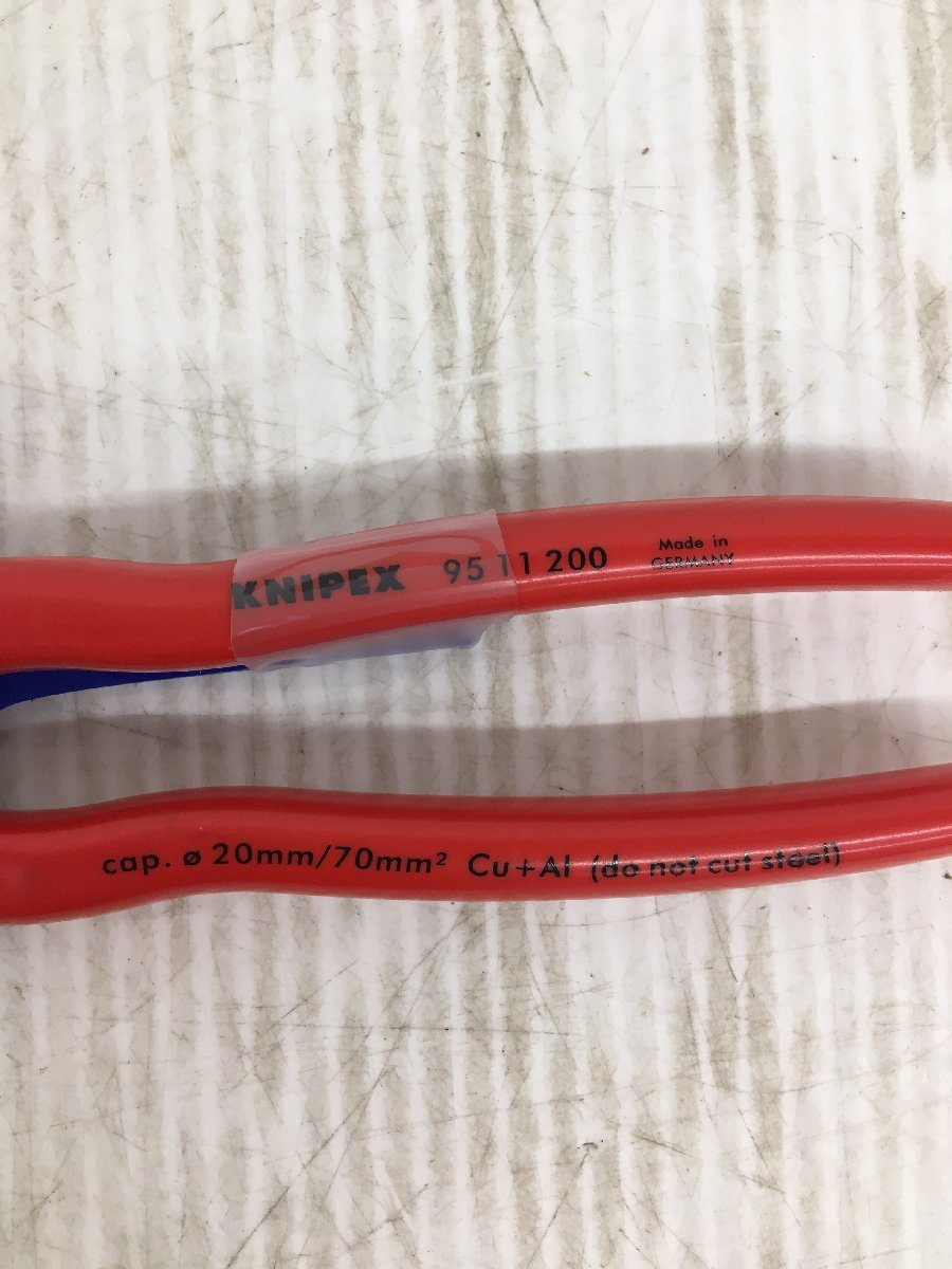 【未使用品】クニペックス KNIPEX 9511-200 ケーブルカッター (SB) IT6N0NFRWFBE_画像3