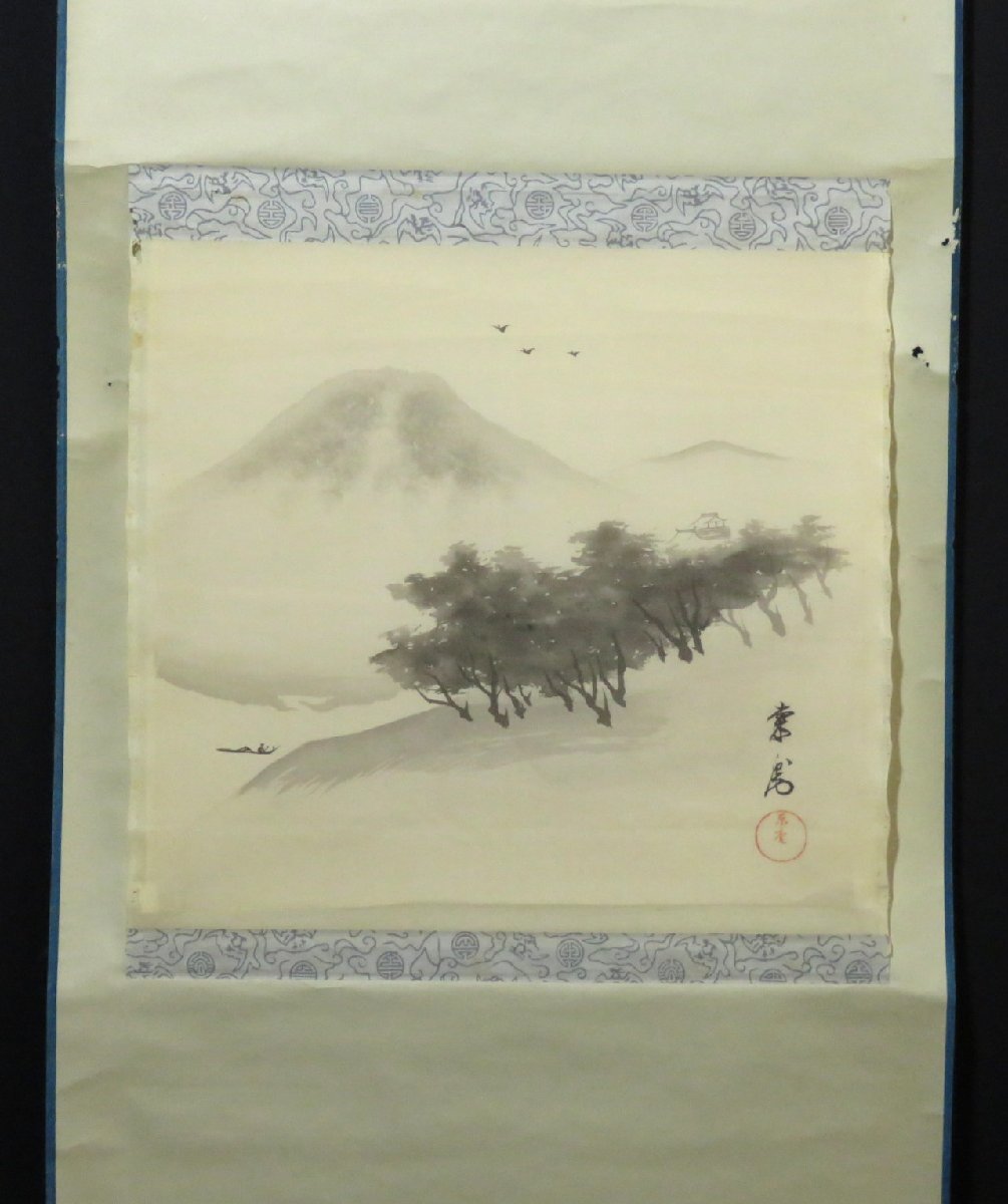 い出のひと時に、とびきりのおしゃれを! 中国の肉筆水墨画、大幅