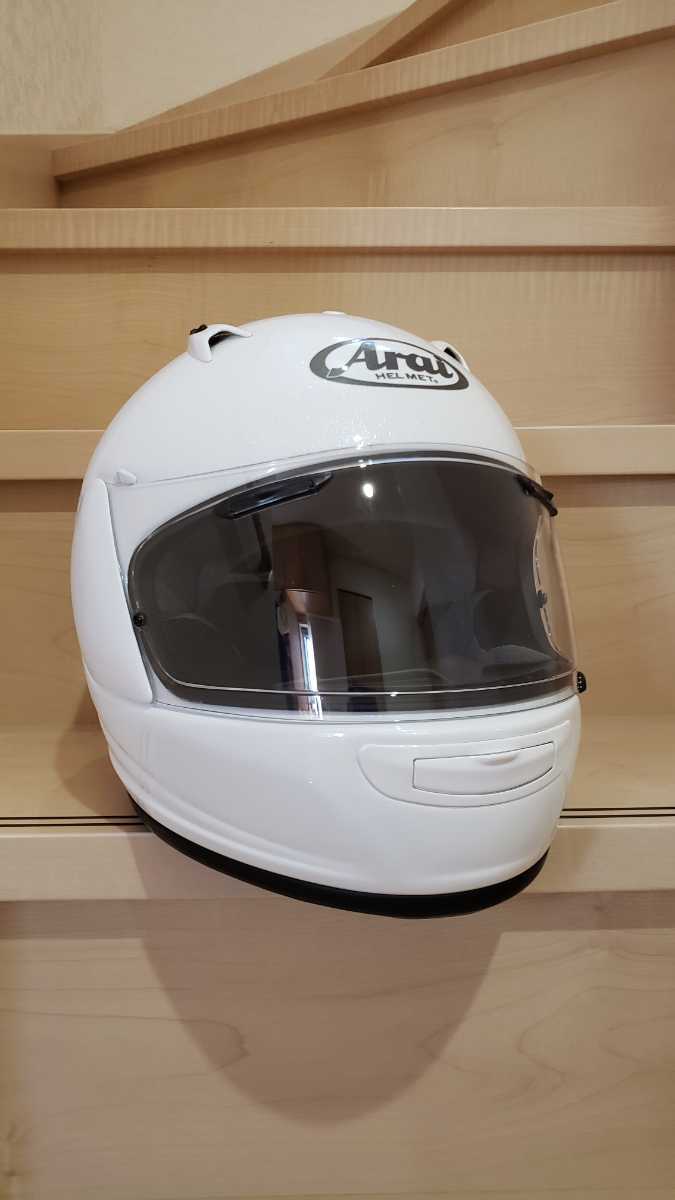 アライヘルメットArai クアンタムJ グラスホワイト Mサイズ