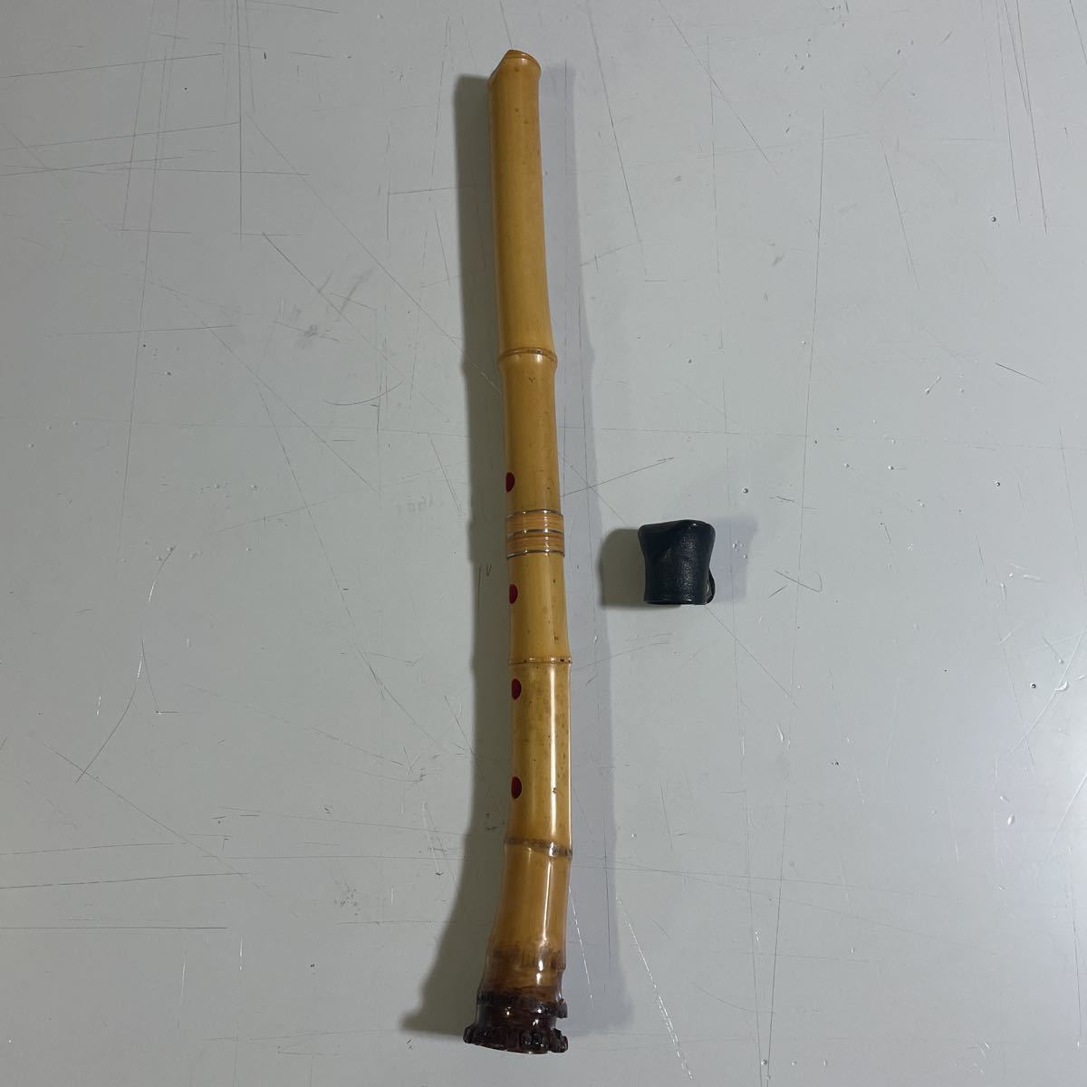 B9047 尺八 和楽器 幸銘 管楽器 銀 約54.5cm esremcal.com