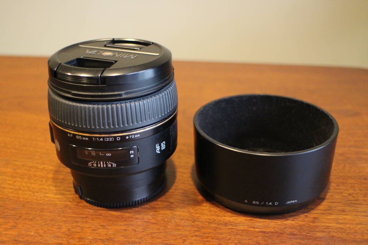 Minolta AF 85mm 1 1.4(22)D カメラレンズ オートフォーカス ミノルタ SONY ソニー
