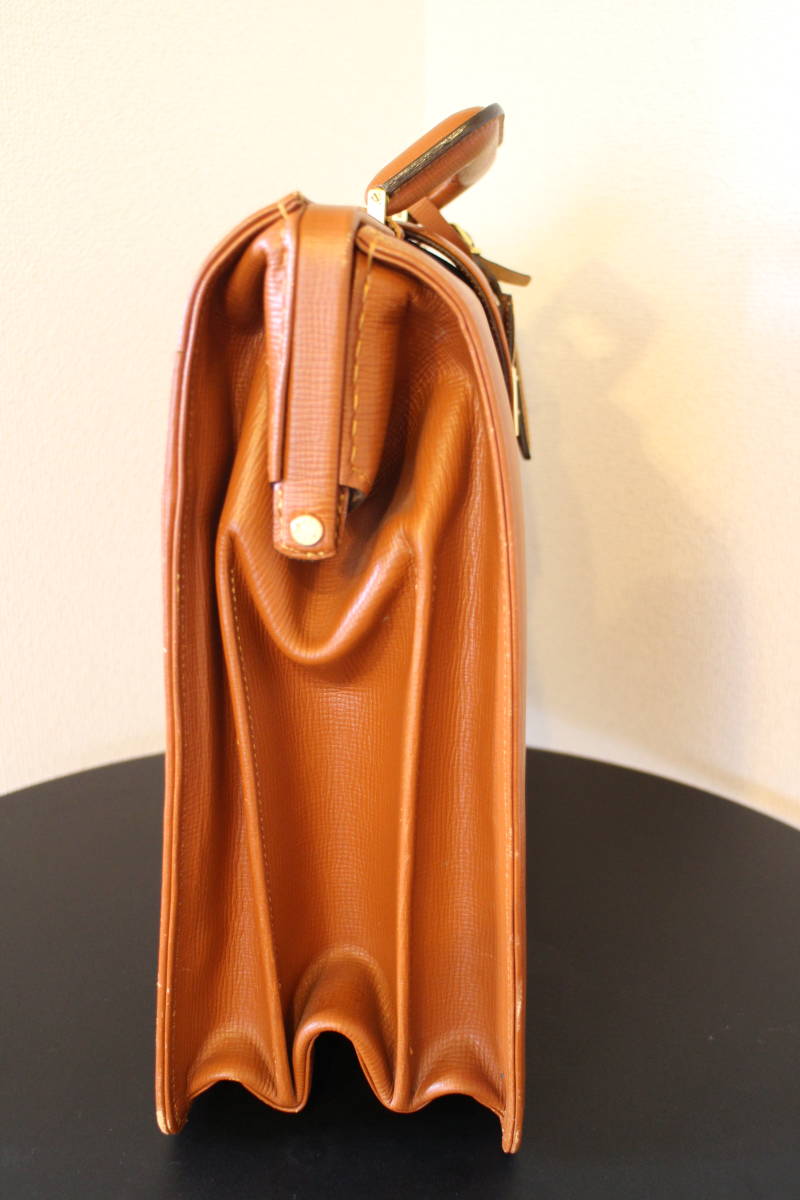 DAKS London ダレスバッグ 本革 ブラウン ビジネスバッグ ブリーフ