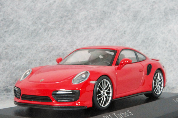 * 1/43 Porsche = 911 ( 991-2 ) turbo S / 2016 red = Porsche