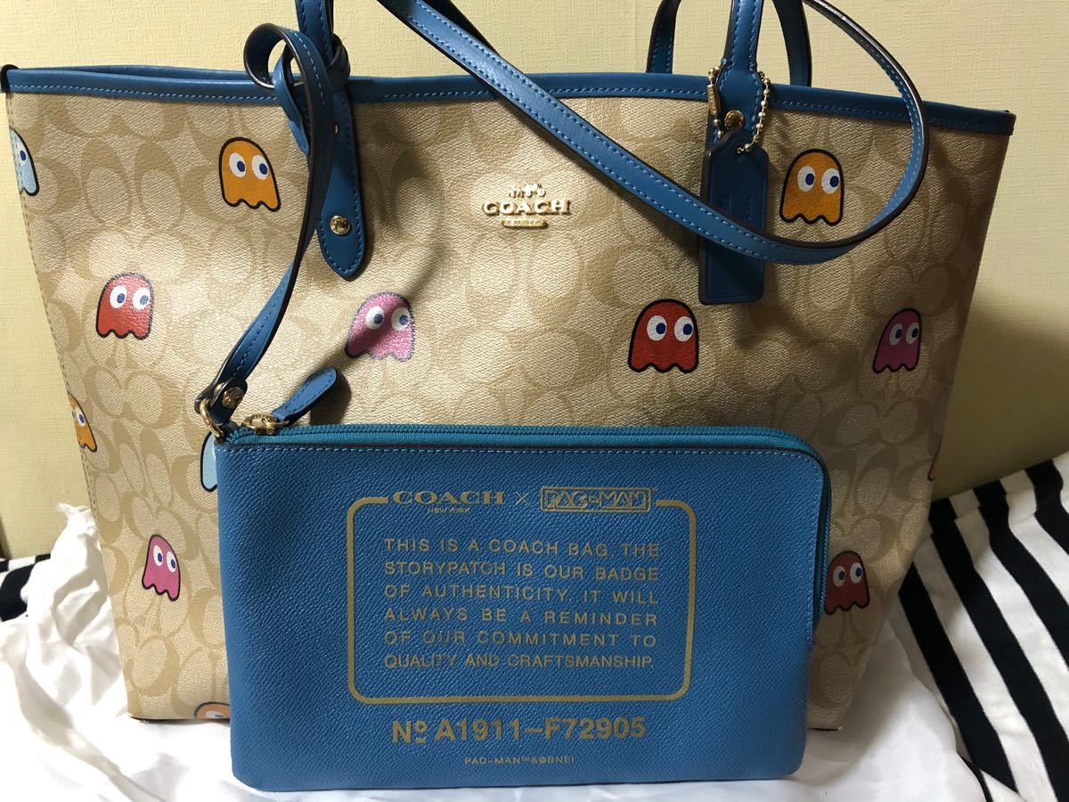 コーチ パックマンコラボトートバッグ ショッピング正規品 www.m