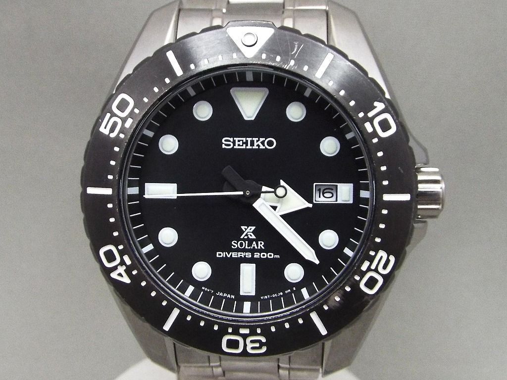 メーカー直送 SEIKO プロスペックス チタンダイバーズ 200m潜水用防水 SBDJ013 