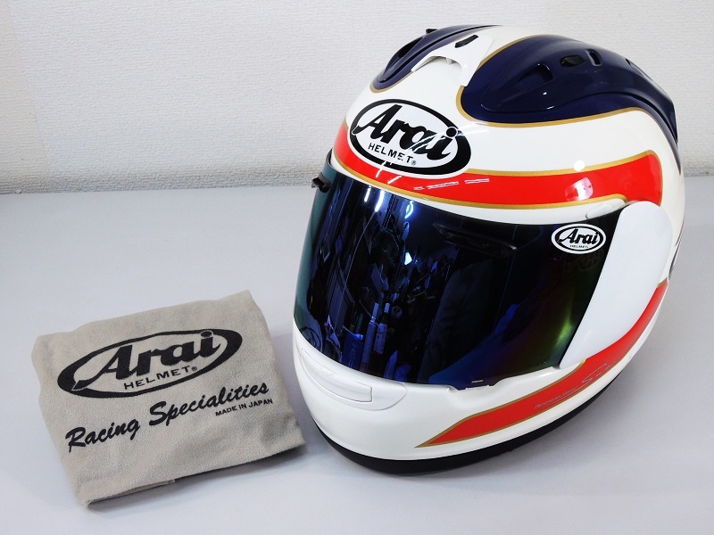 極美品【フレディースペンサー】Arai RX-7 RR 5 V ミラーシールド付 ...