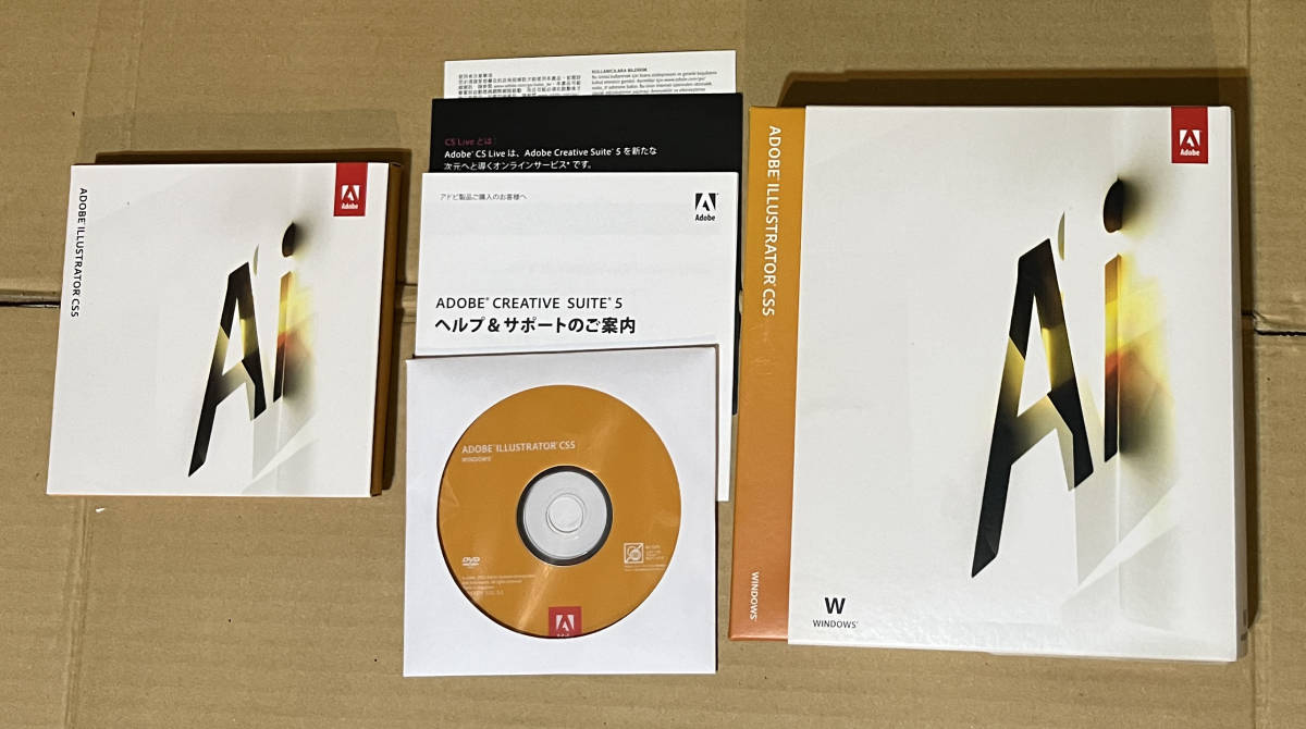 Illustrator CS5 日本語版 Windows版 ライセンス解除済み 正規品 Adobe ...