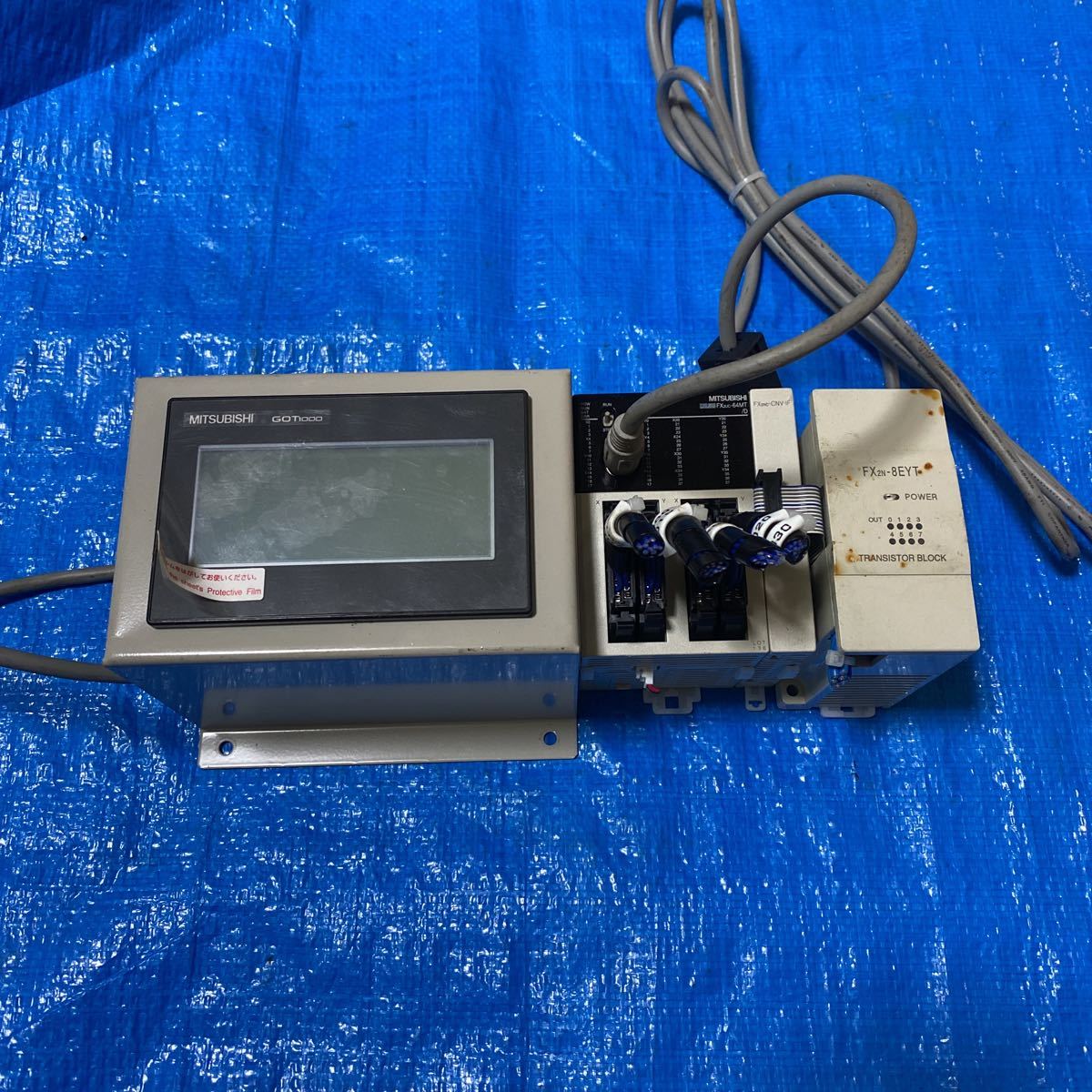 三菱電機 PLC シーケンサ タッチパネル GT1020-LBLW FX3UC-64MT 三菱電機 PLC シーケンサ タッチパネル GT1020-LBLW FX3UC-64MT