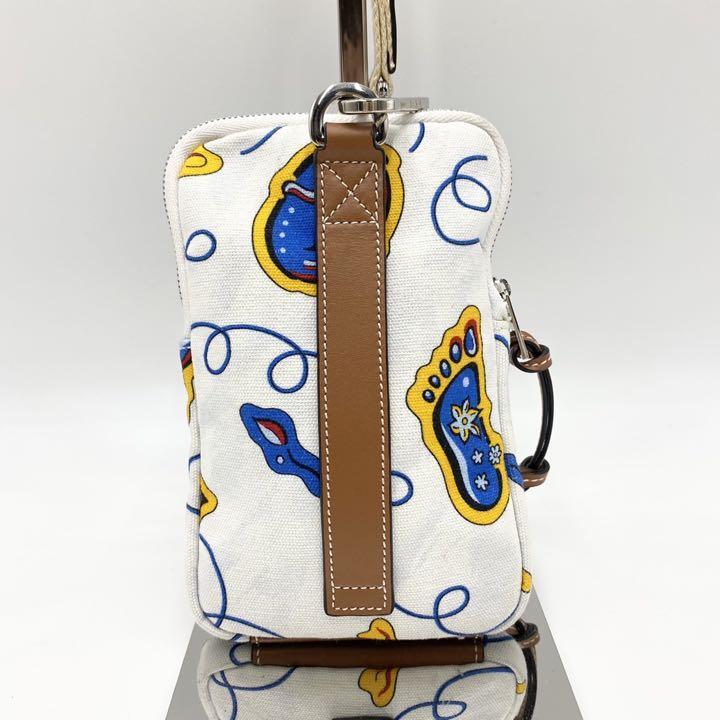 希少・美品】LOEWE ロエベ ショルダーバッグ 財布 パウラズイビザ 総柄