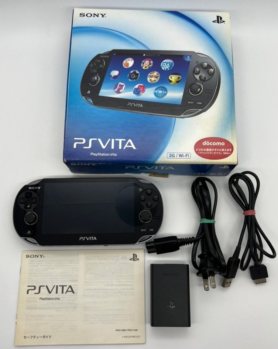 ケース PlayStation - ps vita PCH-1100 3G/Wifi 動作確認済 おまけ