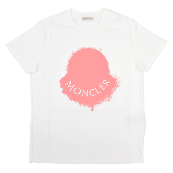 新品【Sサイズ】MONCLER モンクレール ペイント ロゴ T-SHIRT/Tシャツ