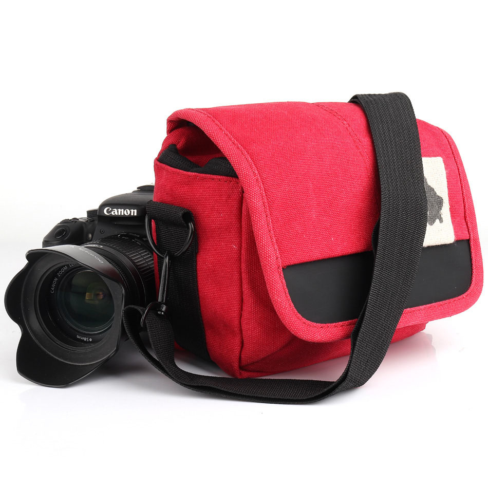  profit single‐lens reflex camera bag case all 4 color shoulder with strap super light weight camera bag camera accessories case Canon Nikon Sony 