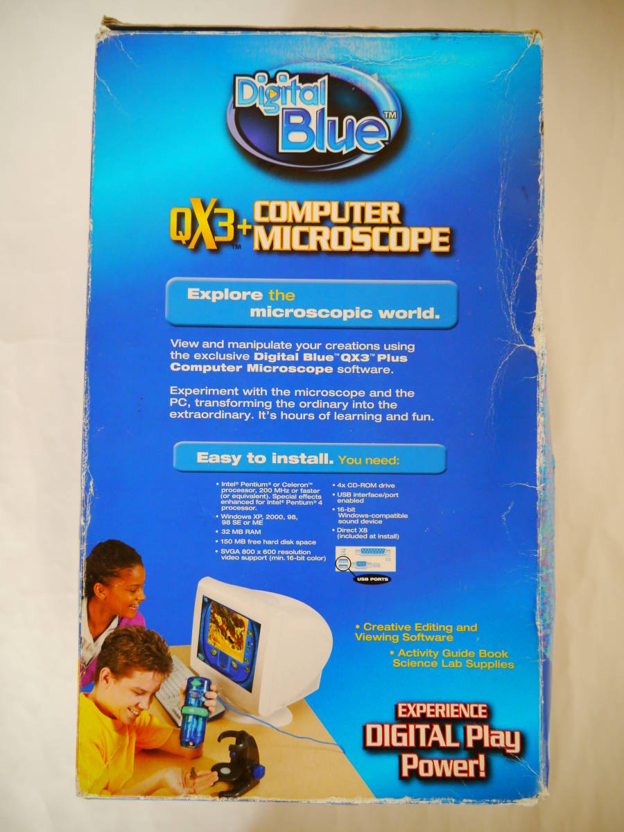 【中古】デジタルブルー 顕微鏡 コンピュータ マイクロスコープ/Digital Blue QX3+Computer_画像4