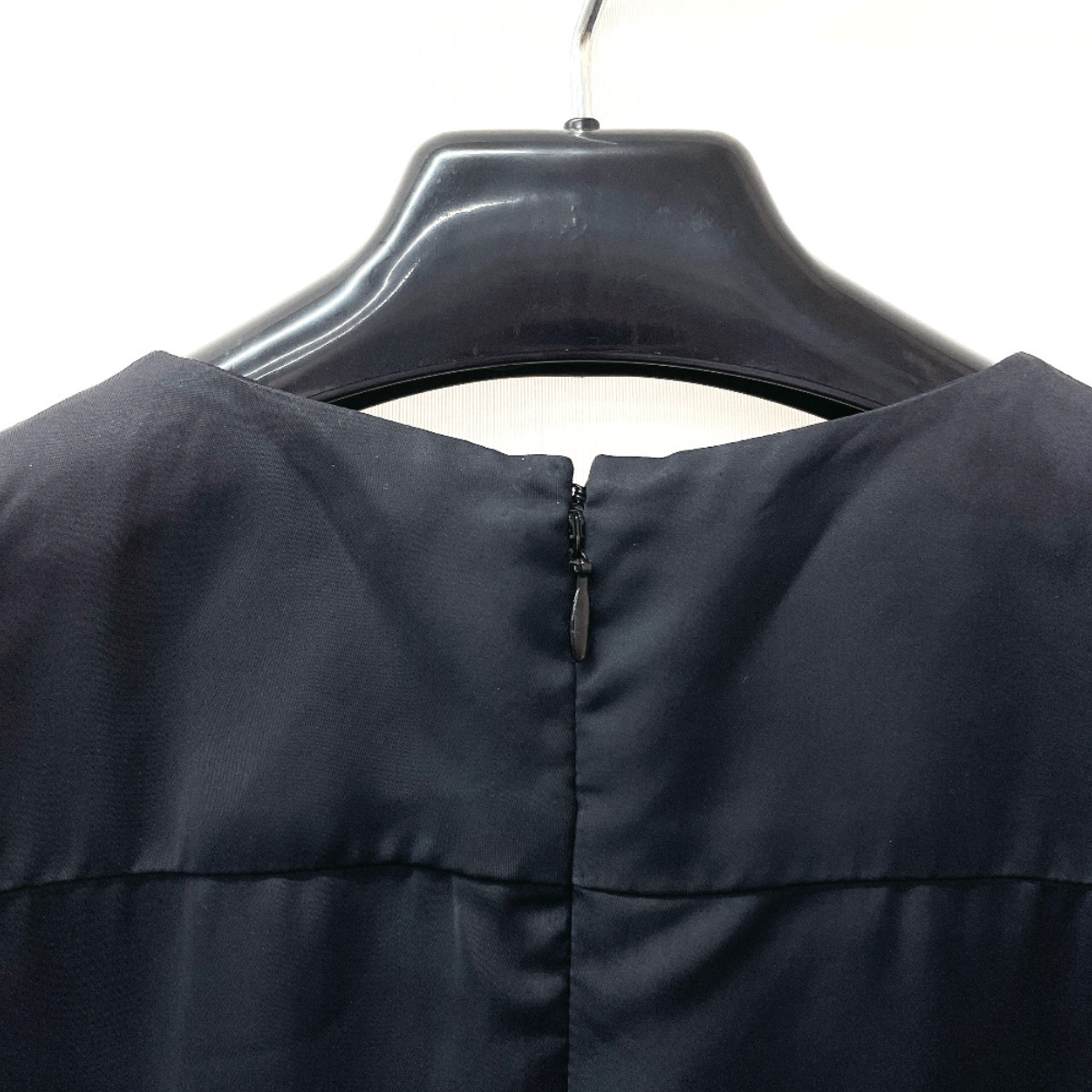 プラダ PRADA ワンピース サイズ38 プリーツリボンワンピース ドレス