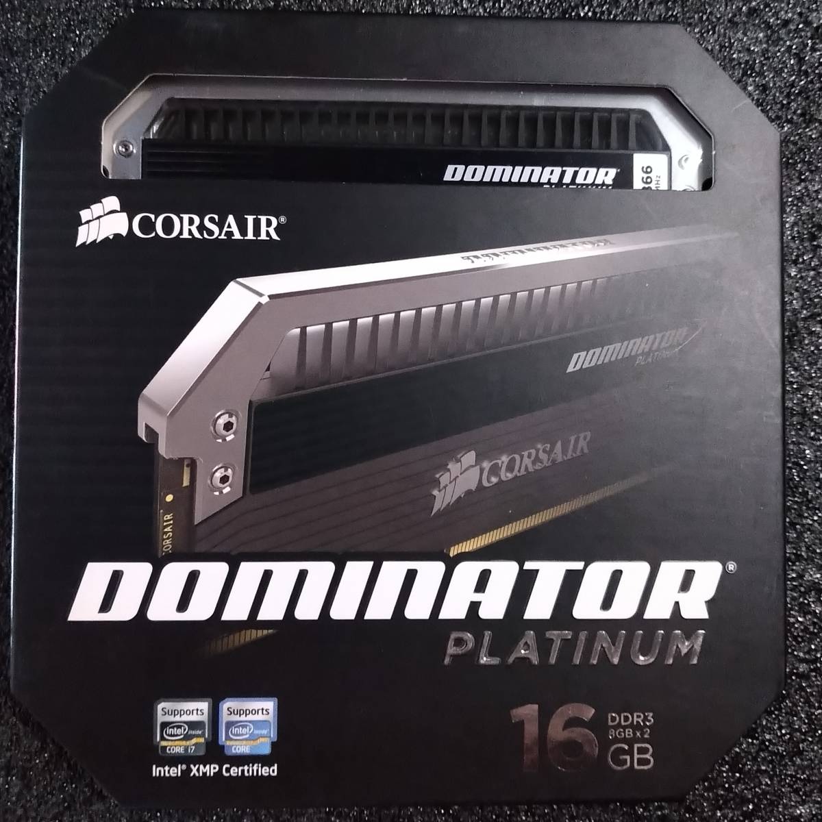 【中古】DDR3メモリ 16GB[8GB2枚組] Corsair DOMINATOR PLATINUM CMD16GX3M2A1866C9 [DDR3-1866 PC3-14900]