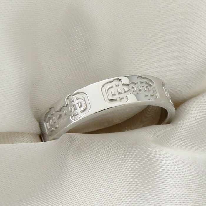 中古】GUCCI ホースビット リング 指輪 750WG K18WG ホワイトゴールド