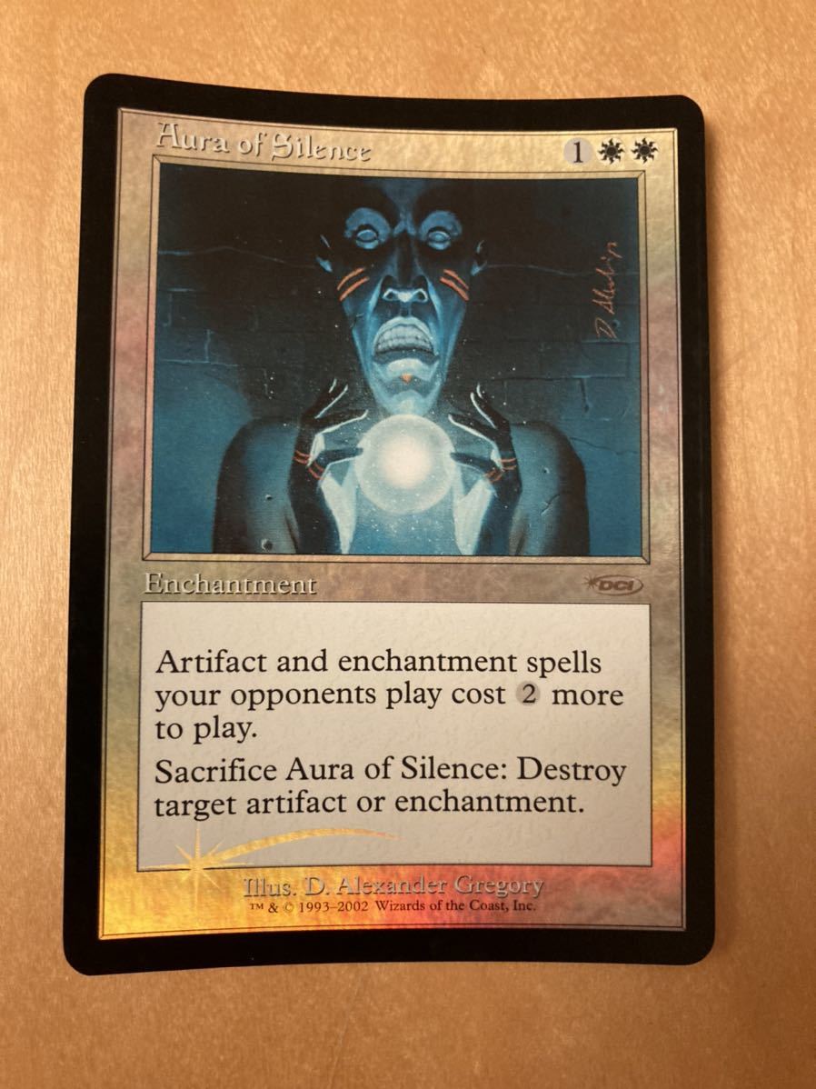 PROMO 沈黙のオーラ 英FOIL1枚 mtg 旧枠 プロモ|PayPayフリマ