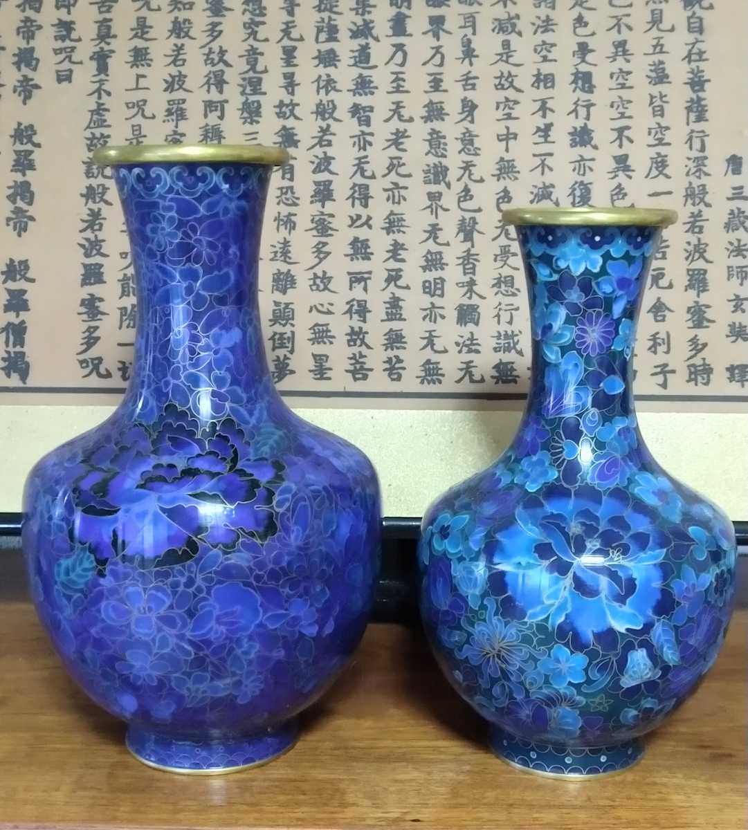 中国美術 景泰藍 中国七宝 花瓶 壺 セット 中国 七宝 www.cleanlineapp.com