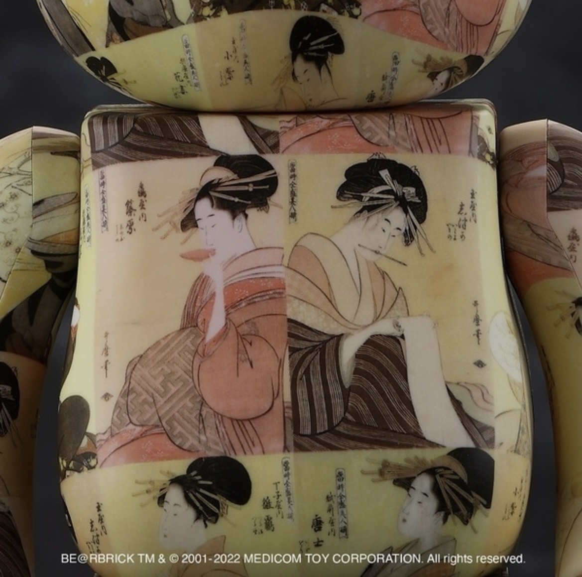 The British Museum BE@RBRICK KITAGAWA UTAMARO Toji zensei bijin