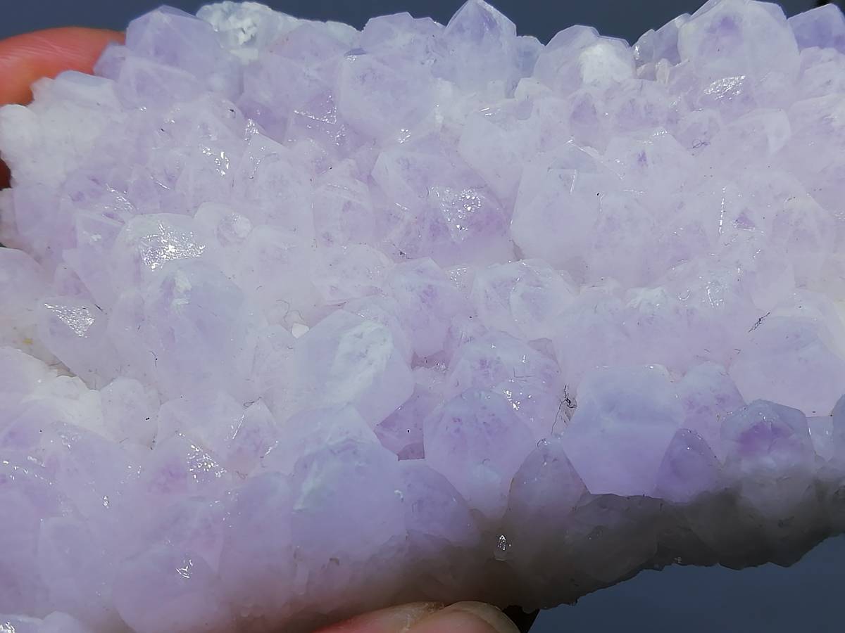 国産水晶　紫水晶クラスター　美品　兵庫県朝来市朝来町佐嚢