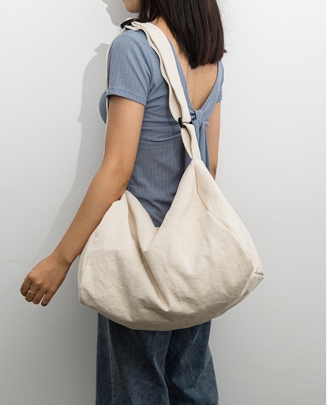  popular shoulder bag canvas high capacity lady's cotton campus back casual shoulder .schu-tento